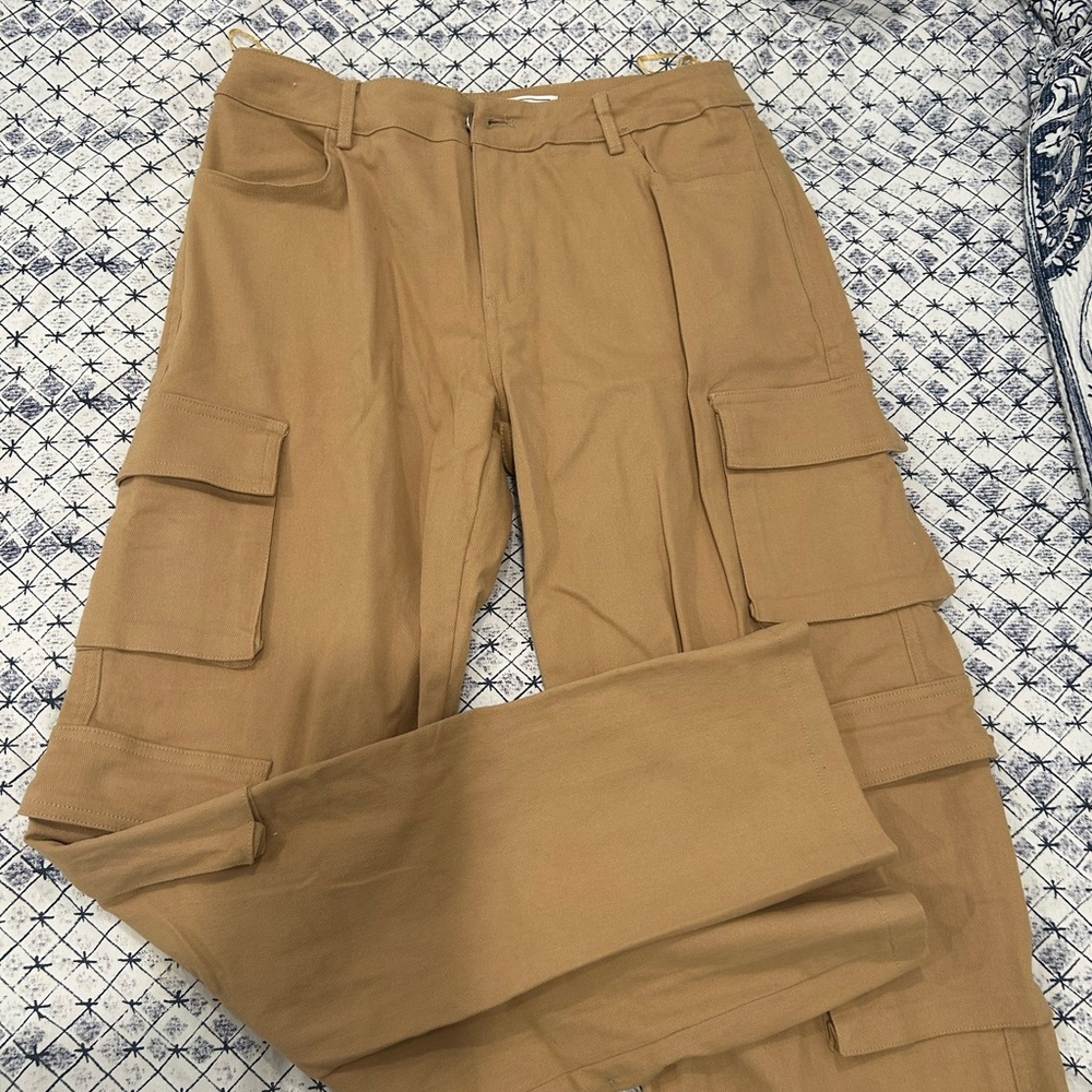 Tan Cargo Pants, never worn